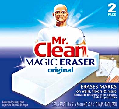 No, it's not safe to use Mr. Clean magic eraser on teeth