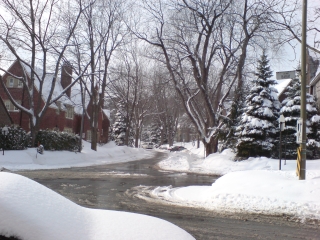 Montréal snow 2008