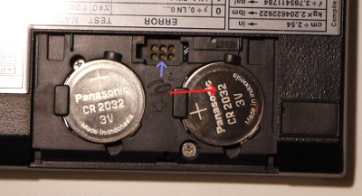 [hp15c-le battery test pinout]